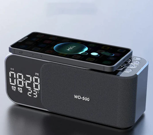 LED Alarm Clock with Bluetooth and FM Radio